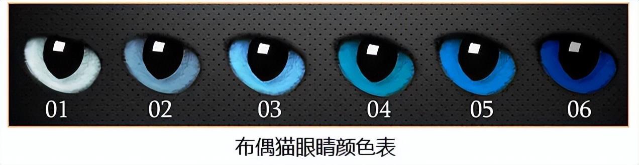 布偶猫眼睛色度表