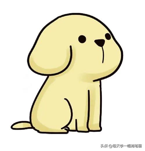 狗怎么画可爱