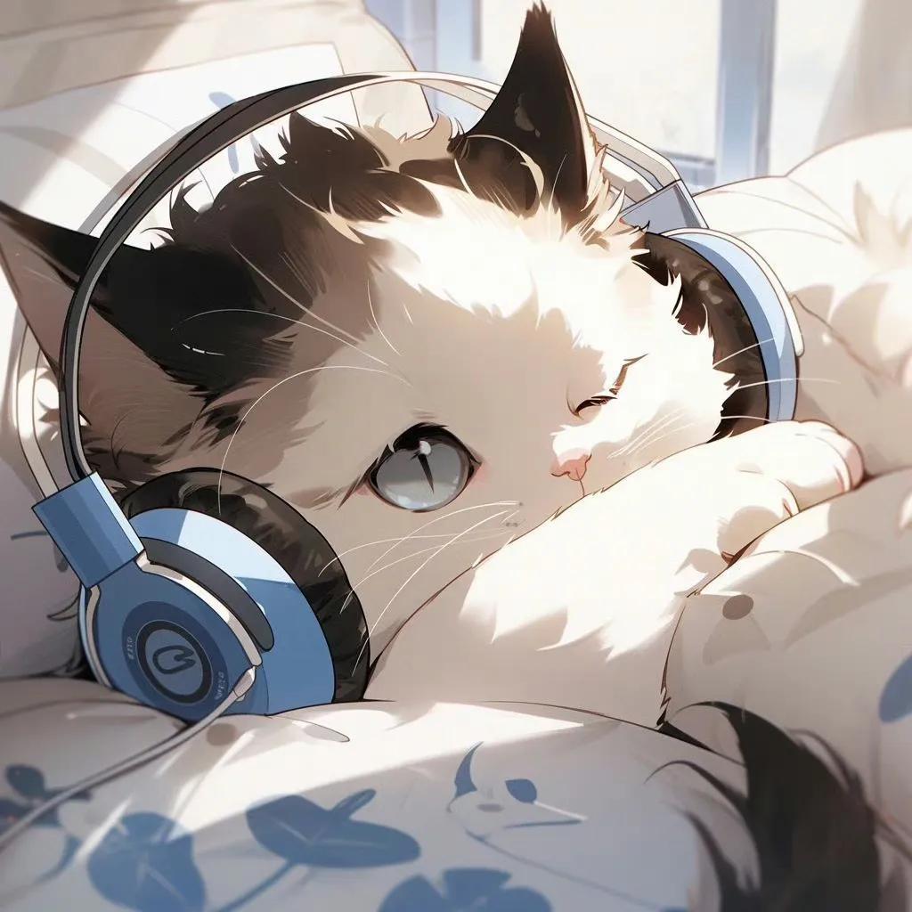 仙气飘飘可爱猫咪头像（猫咪的呆萌头像图片壁纸）