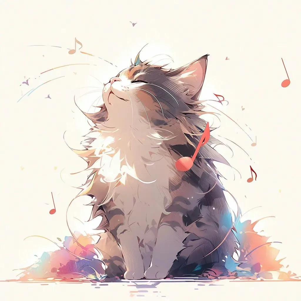 仙气飘飘可爱猫咪头像（猫咪的呆萌头像图片壁纸）